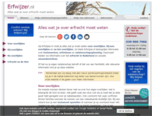 Tablet Screenshot of erfwijzer.nl